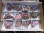 Natural Rough Stichtite & Serpentine Specimens x 12 From Barberton, South Africa - Toprock Gemstones and Minerals 