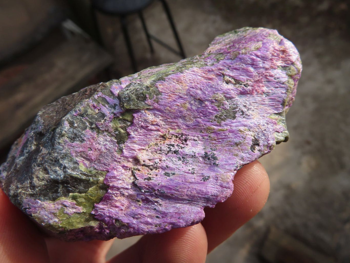 Natural Rough Stichtite & Serpentine Specimens x 12 From Barberton, South Africa - Toprock Gemstones and Minerals 