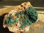Natural Rare Ball Malachite On Drusy Quartz & Dolomite Matrix  x 1 From Kambove, Congo - Toprock Gemstones and Minerals 