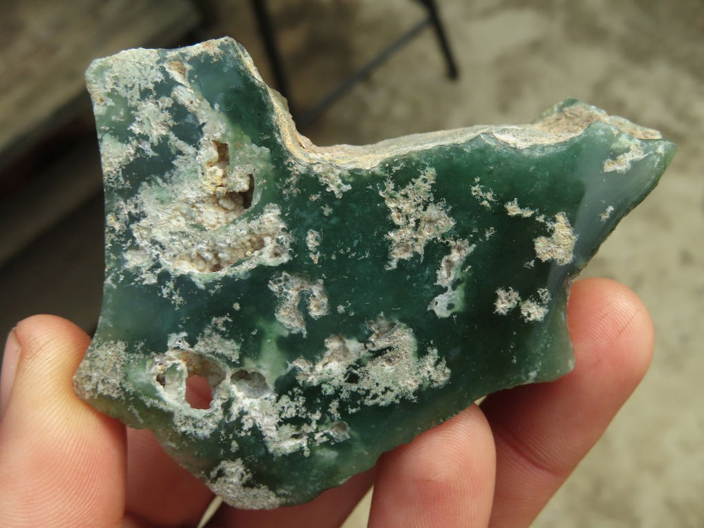 Polished One Side Polished Emerald Mtorolite Plates  x 12 From Zimbabwe - Toprock Gemstones and Minerals 