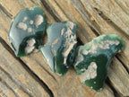 Polished One Side Polished Emerald Mtorolite Plates  x 12 From Zimbabwe - Toprock Gemstones and Minerals 