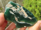 Polished One Side Polished Emerald Mtorolite Plates  x 12 From Zimbabwe - Toprock Gemstones and Minerals 
