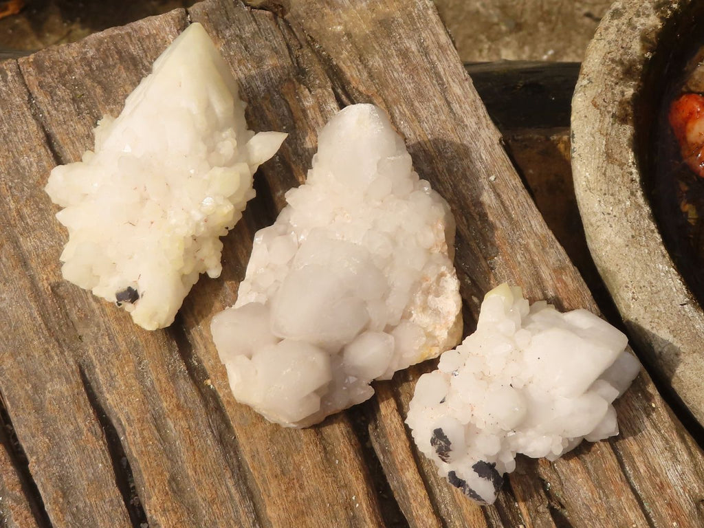 Natural Mixed Candle Quartz Formations  x 12 From Madagascar - Toprock Gemstones and Minerals 