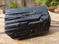 Natural Schorl Black Tourmaline Specimens x 6 From Erongo, Namibia - Toprock Gemstones and Minerals 