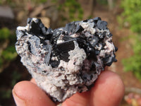 Natural Schorl Black Tourmaline Specimens x 6 From Erongo, Namibia - Toprock Gemstones and Minerals 