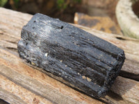 Natural Schorl Black Tourmaline Specimens x 6 From Erongo, Namibia - Toprock Gemstones and Minerals 