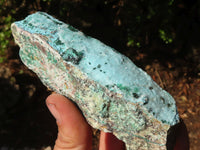 Natural Blue Chrysocolla With Malachite Dolomite Specimens x 5 from Congo - Toprock Gemstones and Minerals 