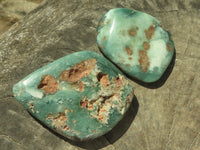 Polished Rare Green Chrysoprase / Chrome Chalcedony / Mtorolite Free Forms  x 12 From Zimbabwe - TopRock