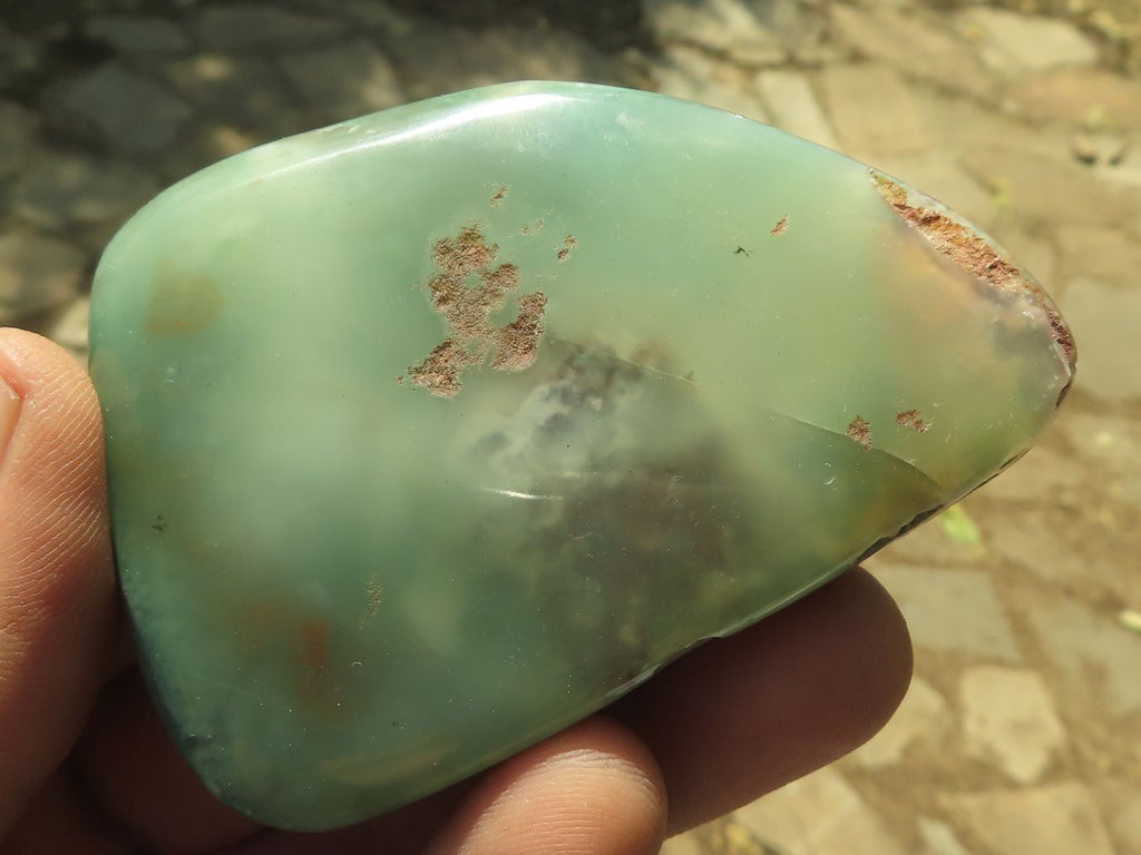 Polished Rare Green Chrysoprase / Chrome Chalcedony / Mtorolite Free Forms  x 12 From Zimbabwe - TopRock