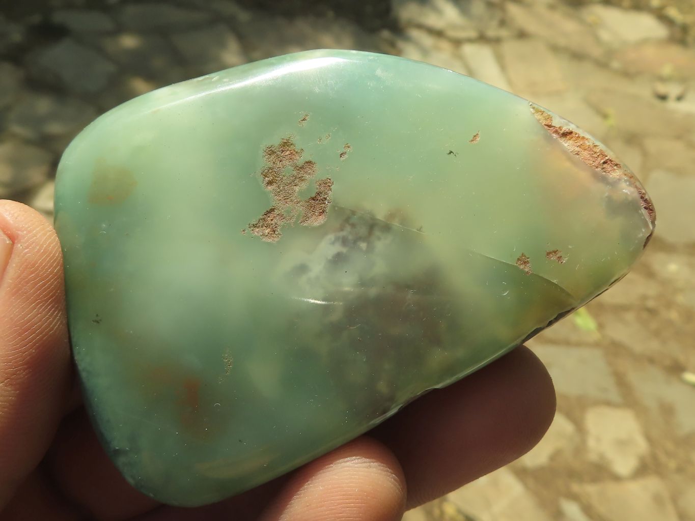 Polished Rare Green Chrysoprase / Chrome Chalcedony / Mtorolite Free Forms  x 12 From Zimbabwe - TopRock