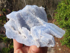 Natural Etched Blue Chalcedony Specimens  x 2 From Nsanje, Malawi - Toprock Gemstones and Minerals 