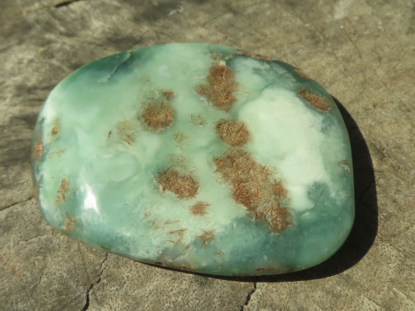 Polished Rare Green Chrysoprase / Chrome Chalcedony / Mtorolite Free Forms  x 12 From Zimbabwe - TopRock