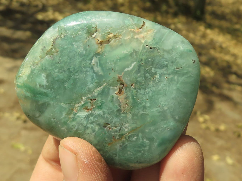 Polished Rare Green Chrysoprase / Chrome Chalcedony / Mtorolite Free Forms  x 12 From Zimbabwe - TopRock