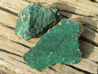 Natural Micro Botryoidal Crystalline Malachite Specimens  x 6 From Congo - Toprock Gemstones and Minerals 