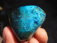 Polished Blue Shattuckite Free Forms  x 6 From Kaokoveld, Namibia - Toprock Gemstones and Minerals 