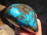 Polished Blue Shattuckite Free Forms  x 6 From Kaokoveld, Namibia - Toprock Gemstones and Minerals 