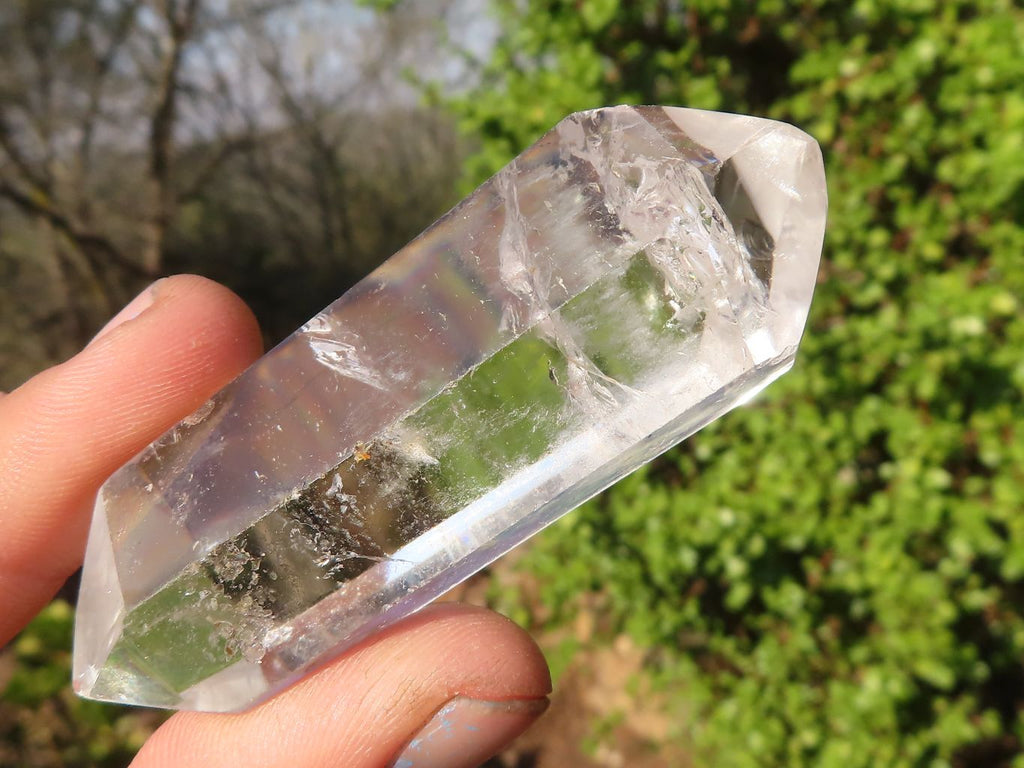 Polished Semi Optic Double Terminated Quartz Points x 12 From Madagascar - Toprock Gemstones and Minerals 