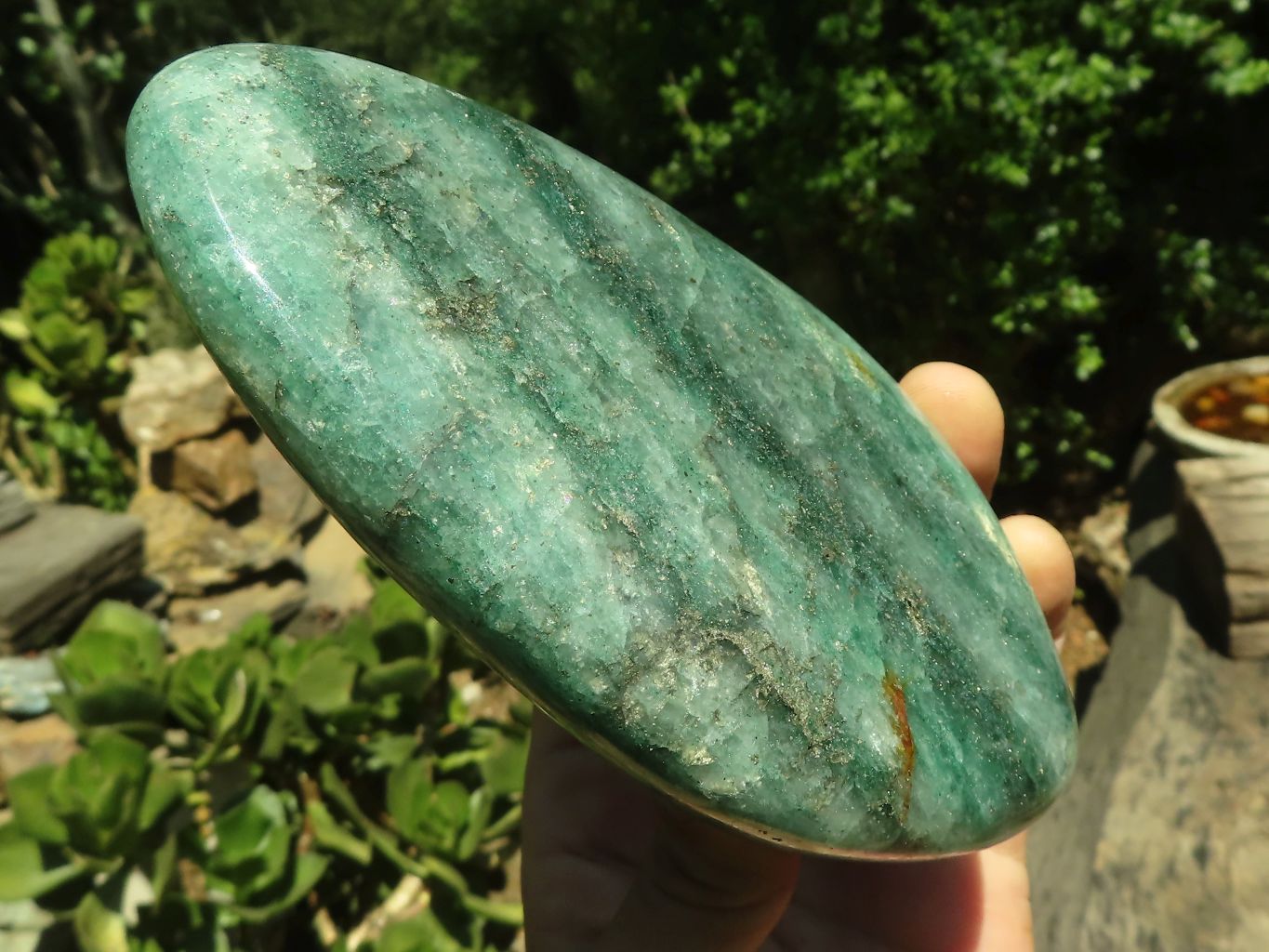 Polished Green Fuchsite Quartz Standing Free Forms  x 2 From Madagascar - TopRock