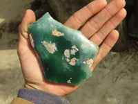 Polished One Side Polished Emerald Mtorolite Plates  x 6 From Zimbabwe - Toprock Gemstones and Minerals 