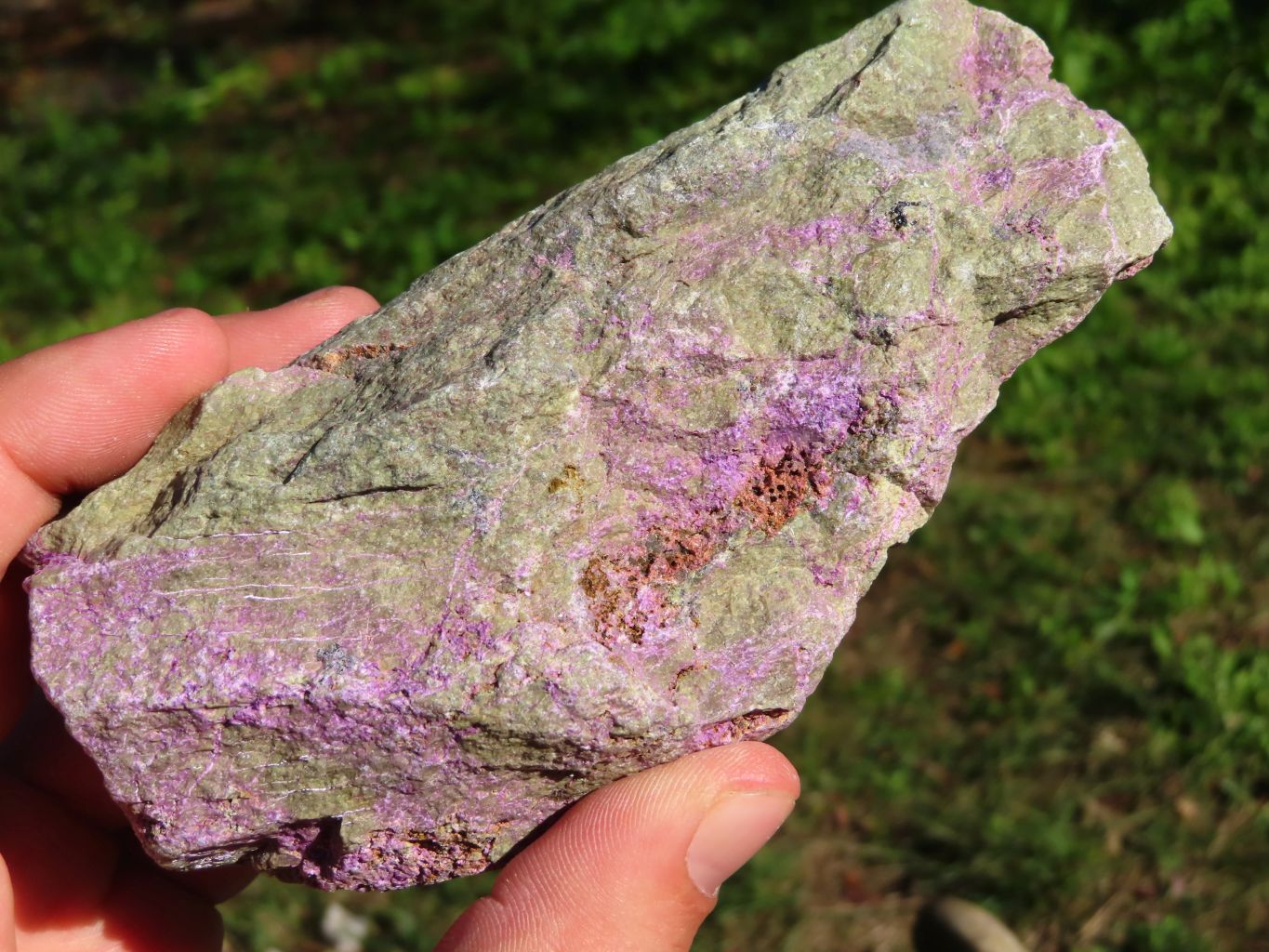 Natural Rare Stichtite & Green Serpentine Specimens x 6 From Barberton, South Africa - TopRock