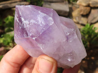 Natural Jacaranda Amethyst Clusters  x 6 From Mumbwa, Zambia - Toprock Gemstones and Minerals 