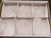 Polished Clear Quartz Crystal Points x 6 From Madagascar - TopRock