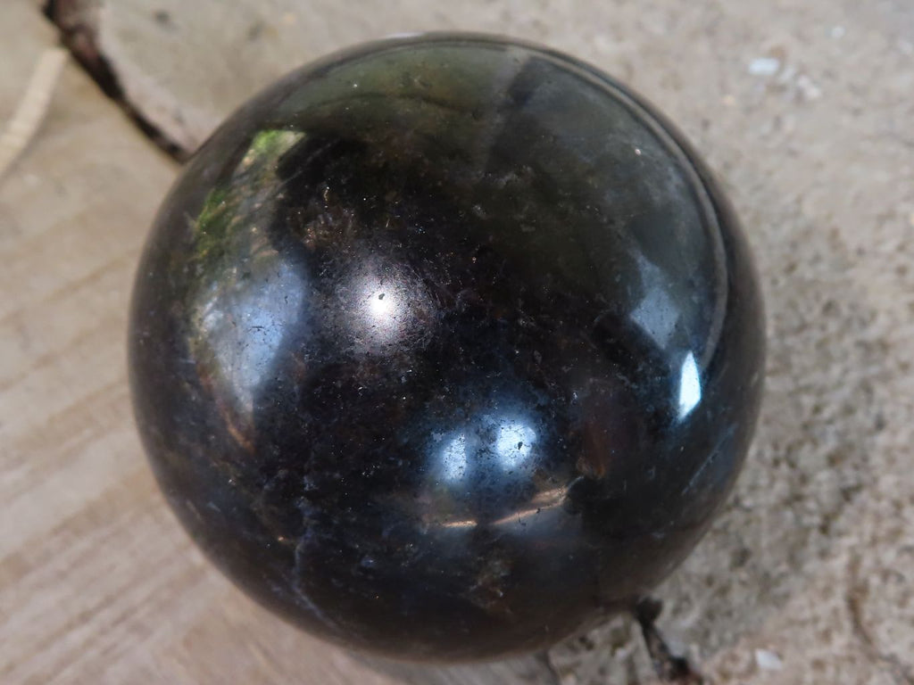 Polished Rare Iolite Spheres x 3 From Ambatofinandrahana, Madagascar - Toprock Gemstones and Minerals 