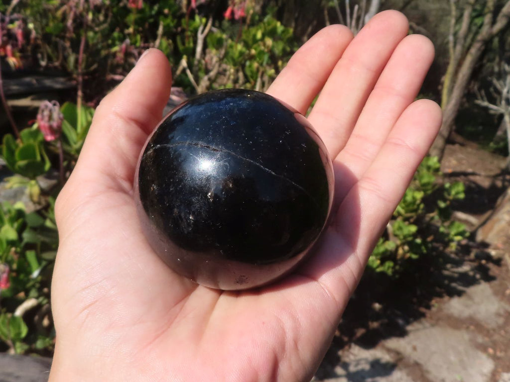 Polished Rare Iolite Spheres x 3 From Ambatofinandrahana, Madagascar - Toprock Gemstones and Minerals 