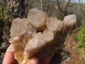 Natural Cascading Smokey Quartz Clusters x 3 From Luena, Congo - Toprock Gemstones and Minerals 