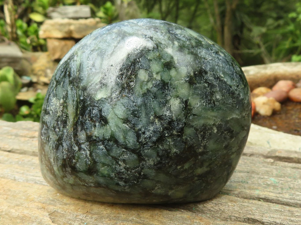 Polished Green Emerald Matrix Free Forms x 2 From Zimbabwe - Toprock Gemstones and Minerals 
