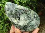 Polished Green Emerald Matrix Free Forms x 2 From Zimbabwe - Toprock Gemstones and Minerals 