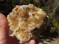 Natural Limonite Quartz Clusters x 4 From Solwezi, Zambia - Toprock Gemstones and Minerals 