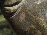 Polished Trio Of Leopard Stone & Verdite Hippo Carvings  x 3 From Zimbabwe - TopRock