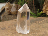 Polished Clear Quartz Crystal Points x 6 From Madagascar - TopRock