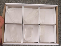 Polished Clear Quartz Crystal Points x 6 From Madagascar - TopRock