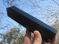 Polished Trio Of Black Basalt Points  x 3 From Madagascar - TopRock