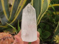 Polished Clear Quartz Crystal Points x 6 From Madagascar - TopRock