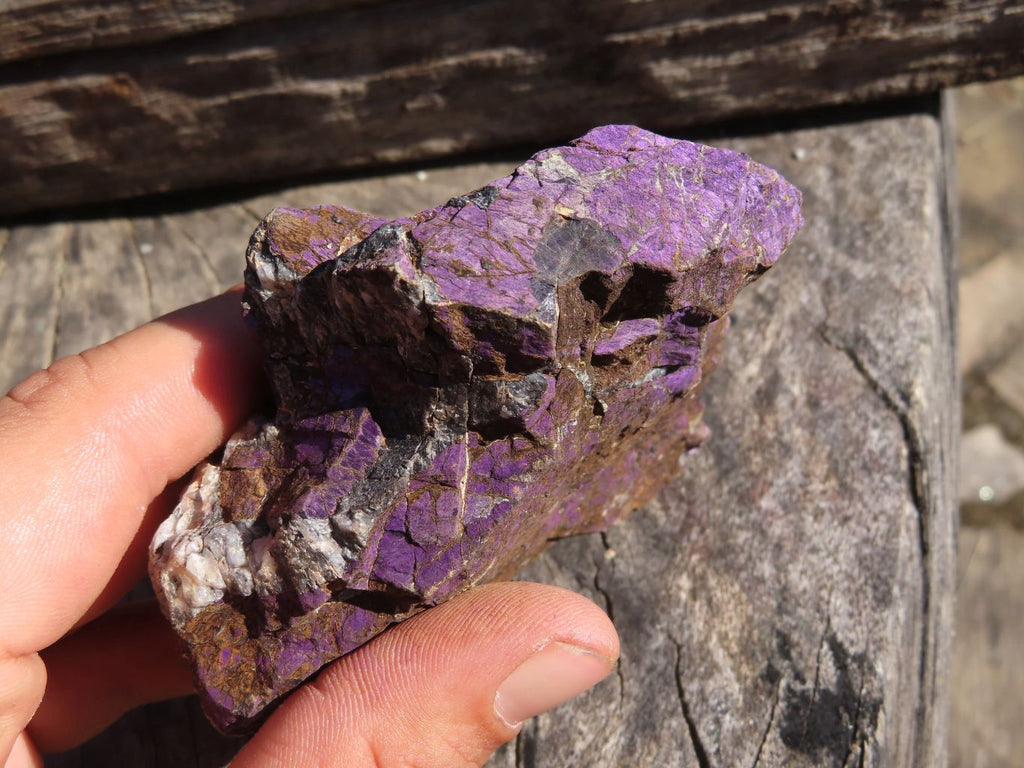 Natural Rare Metallic Purpurite Cobbed Specimens  x 3 From Namibia - TopRock
