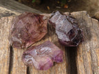 Natural Smokey Amethyst Window Quartz Crystals  x 20 From Chiredzi, Zimbabwe - Toprock Gemstones and Minerals 