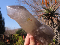 Natural Semi Polished Quartz Crystal Points x 2 From Angola