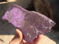 Polished  Metallic Purpurite Slices With Matte Finish x 4 From Erongo, Namibia - Toprock Gemstones and Minerals 
