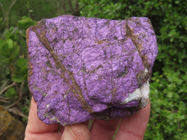 Natural Metallic Purple Purpurite Specimens x 3 From Erongo, Namibia - TopRock