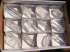 Polished Semi Optic Double Terminated Quartz Points x 12 From Madagascar - Toprock Gemstones and Minerals 