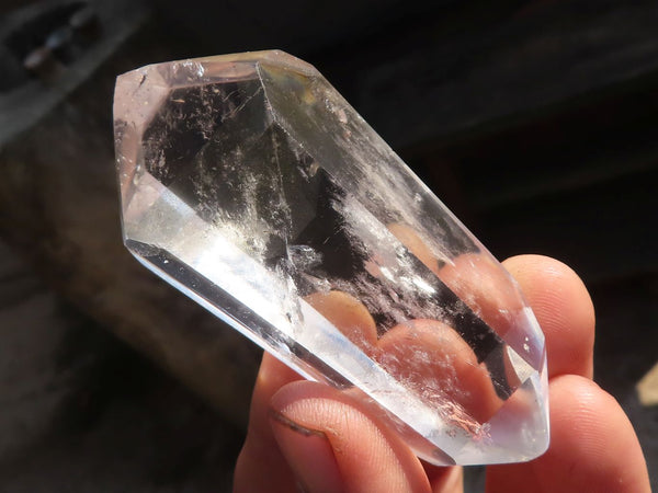 Polished Semi Optic Double Terminated Quartz Points x 12 From Madagascar - Toprock Gemstones and Minerals 