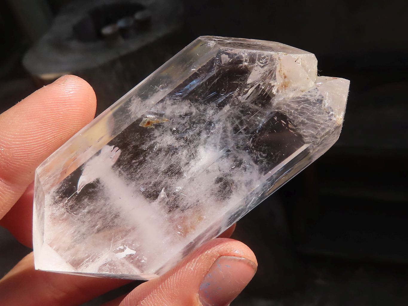 Polished Semi Optic Double Terminated Quartz Points x 12 From Madagascar - Toprock Gemstones and Minerals 