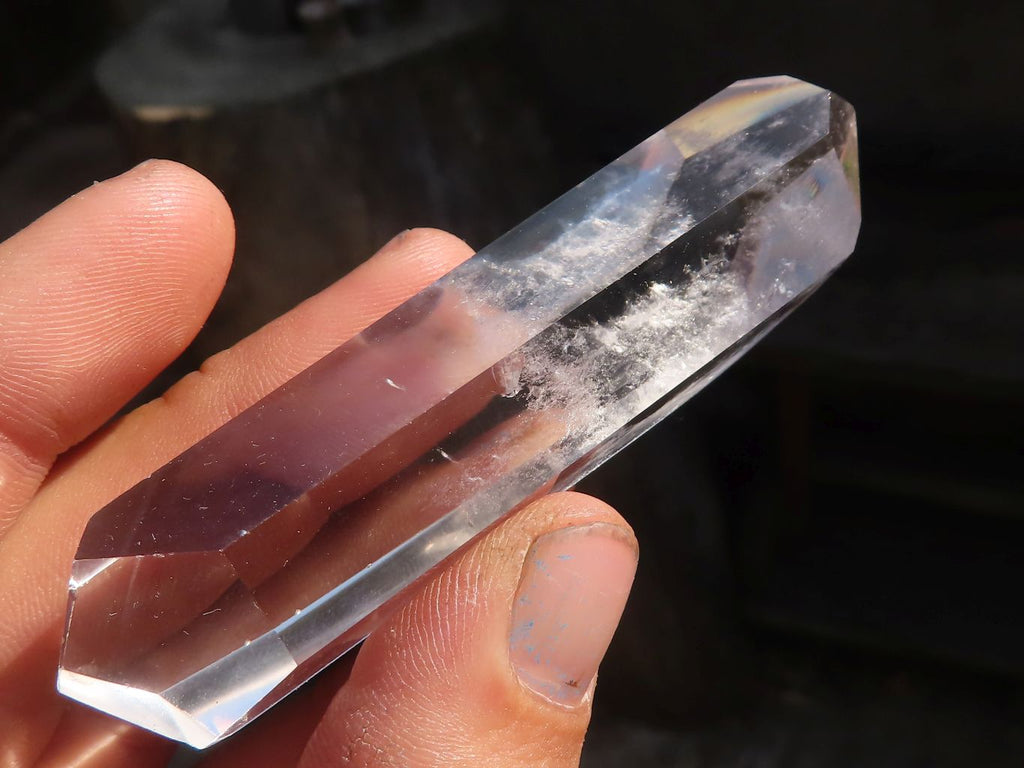 Polished Semi Optic Double Terminated Quartz Points x 12 From Madagascar - Toprock Gemstones and Minerals 