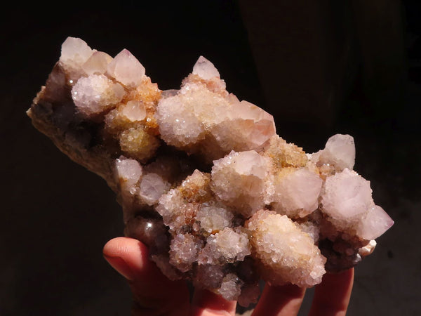 Natural Pale Lilac Spirit Quartz Clusters  x 2 From Boekenhouthoek, South Africa - Toprock Gemstones and Minerals 