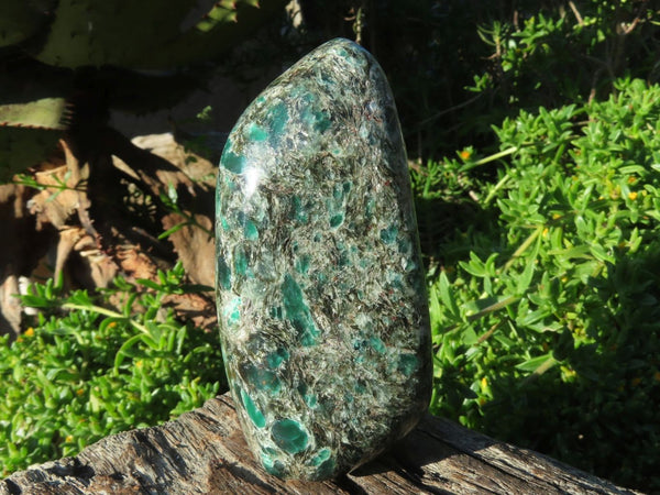 Polished Emeralds In Matrix Free Forms x 3 From Zimbabwe - TopRock