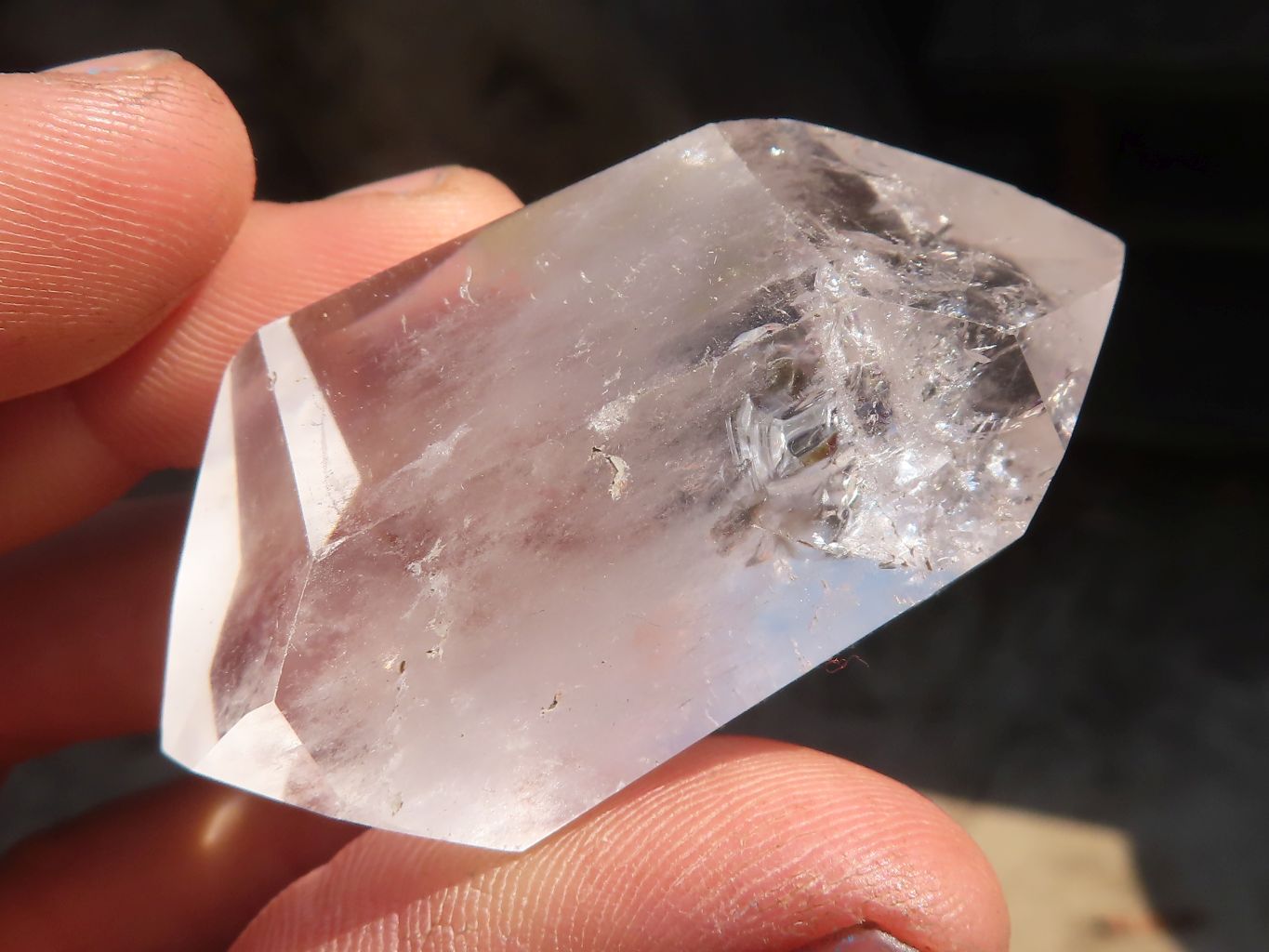 Polished Semi Optic Double Terminated Quartz Points x 12 From Madagascar - Toprock Gemstones and Minerals 