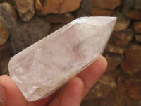Polished Clear Quartz Crystal Points x 6 From Madagascar - TopRock